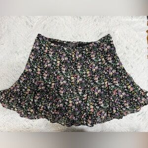 Dress Forum Black Floral Skirt